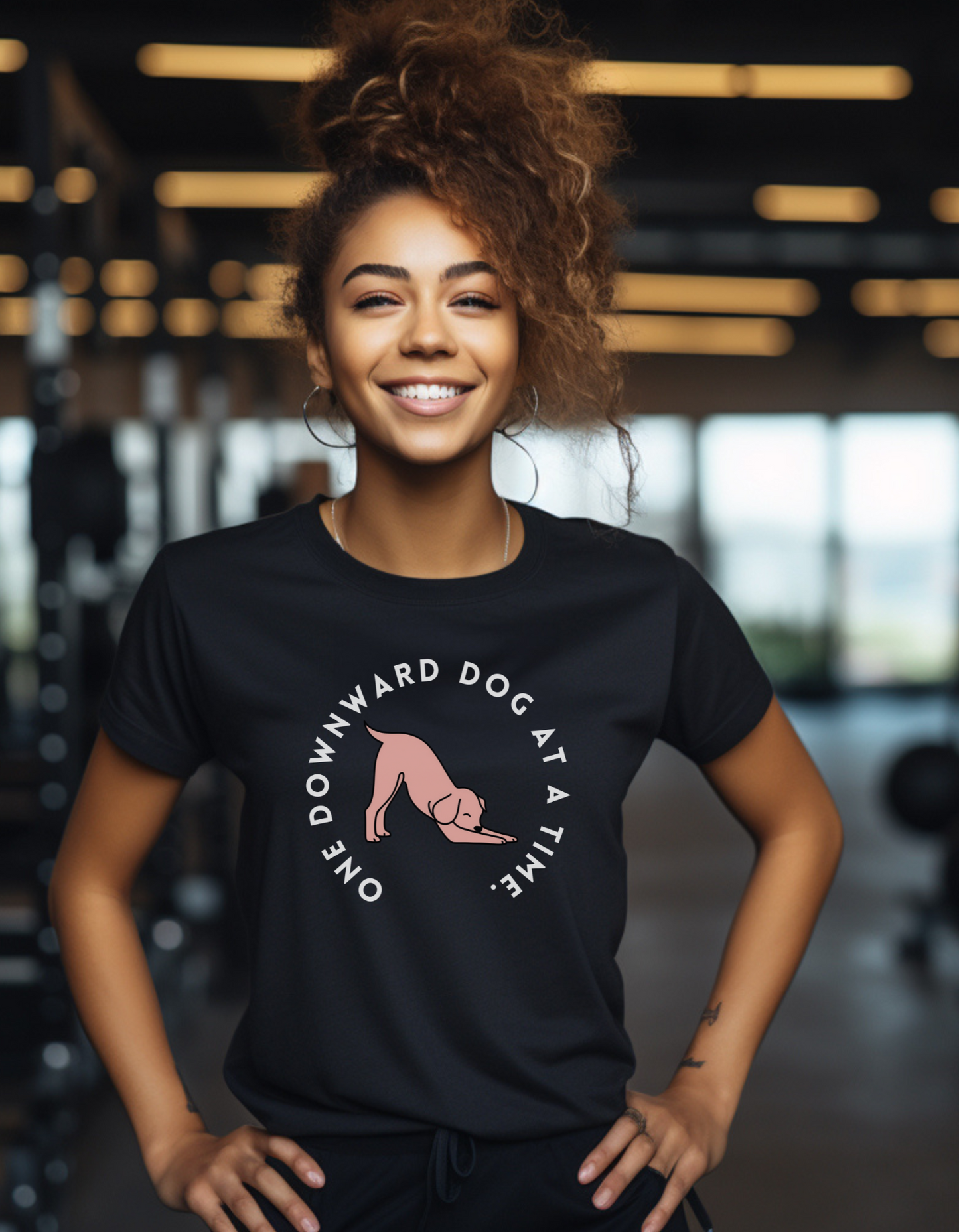 One Downward Dog At A Time Unisex T-Shirt