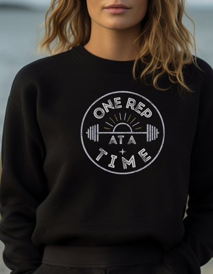 One Rep At A Time Classic Unisex Crewneck Sweatshirt