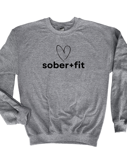 Sober+Fit Classic Unisex Crewneck Sweatshirt